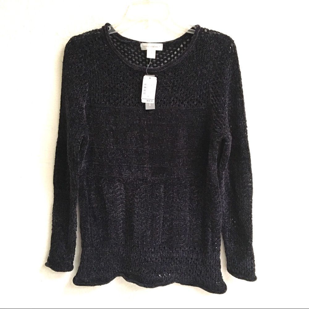 Christopher & Banks crew neck knit sweater S